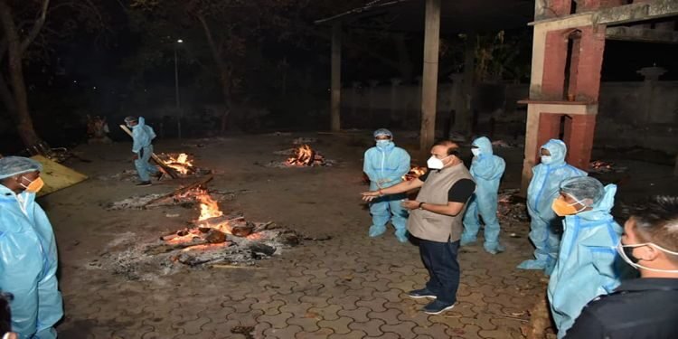 Covid : 19 :  Assam reports  highest single -day  fatality   of 85 patients