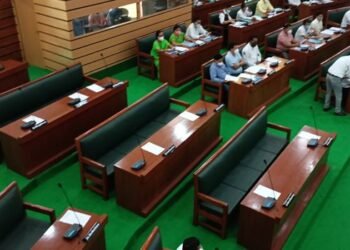 BTR Budget Session :  As usual Opposition stays  away , 3310.67 crores Budget passed