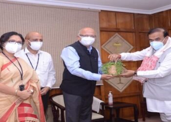 Assam : NRL Managing Director S K Barua calls on CM Himanta Biswa Sarma