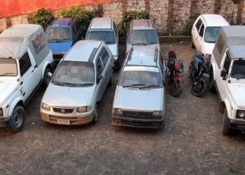Mokokchung police busts inter-district car lifters  gang, 7 arrested
