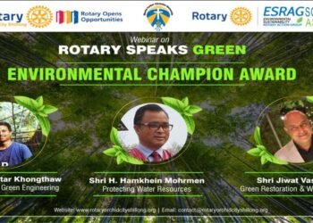 Meghalaya : Environmentalists  awarded by Rotary Club
