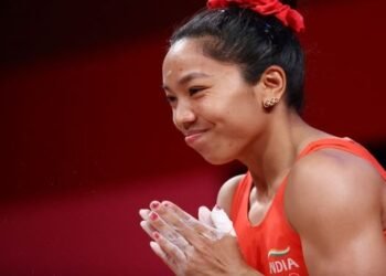 Manipur’s  Mirabai Chanu wins Silver in Weightlifting Women’s 49kg category
