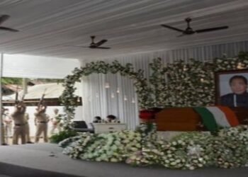 Nagaland : State  funeral accorded to late Toshi Wungtung