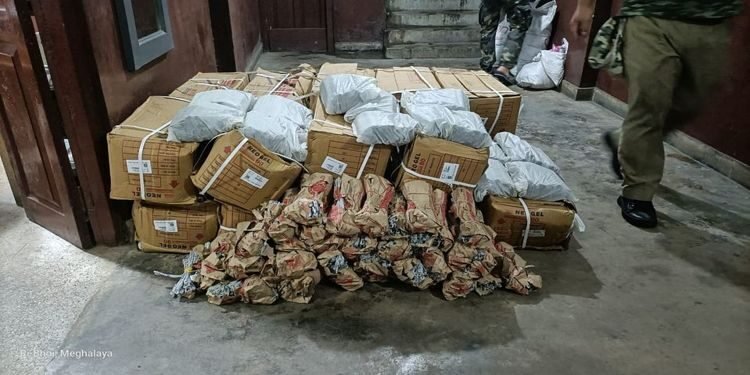 Meghalaya :  Huge quantity of explosives seized in Ri Bhoi