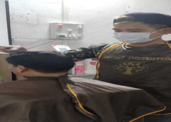 Naga youth catering to high demand for hair cutting during Pandemic