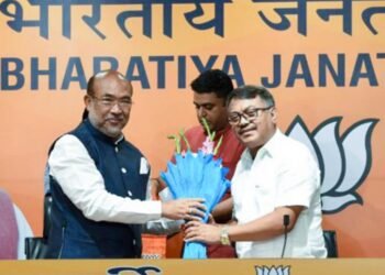 Manipur Congress president Govindas Konthoujam joins BJP