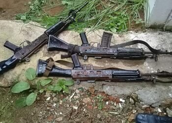 Police finally recover 3  stolen INSAS rifles from Wah Umkhrah