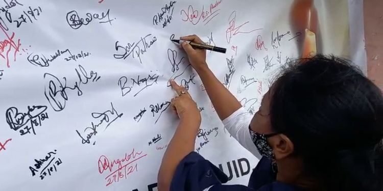 Signature campaign against killing of former rebel leader