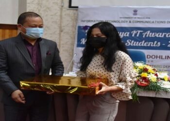 Meghalaya IT & Communication  Department felicitates meritorious students