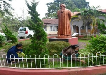 Cleaning Drive at Rabindranath Tagore Art Gallery