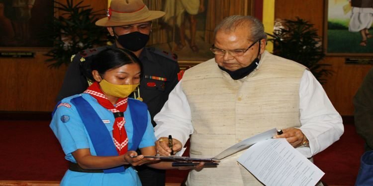 Governor Satya Pal Malik inducted as chief patron of Bharat Scouts & Guides