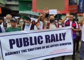 CSOs mass citizen’s rally reminds Nagaland govt on relocation of Dimapur DC office