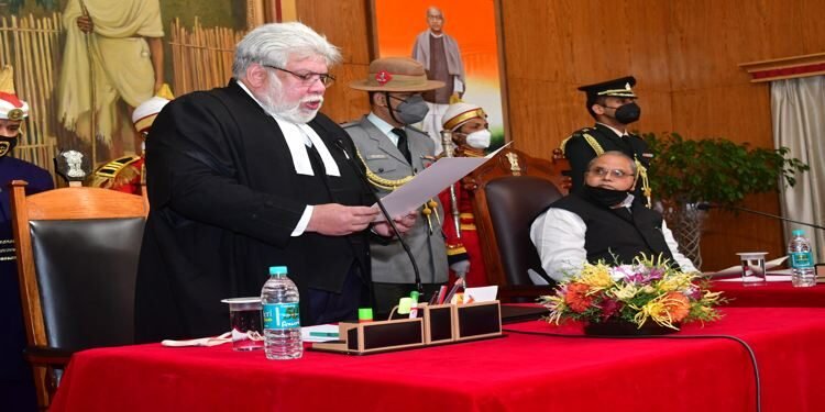 Justice Sanjib Banerjee sworn  in as chief justice of Meghalaya High Court