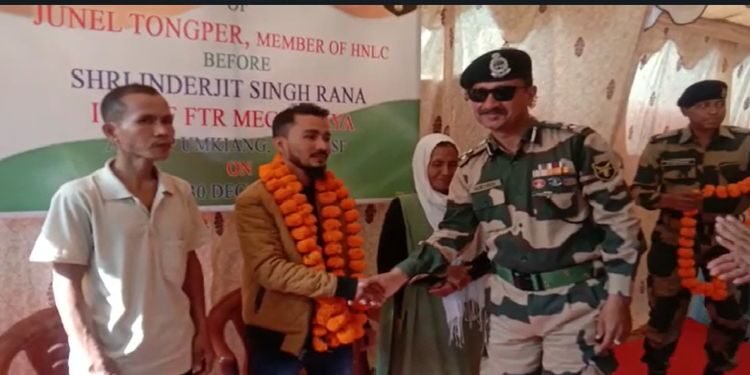 Area Commander of banned HNLC surrenders before BSF