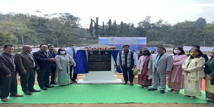 CM Conrad lays foundation stone of new Dairy Complex in WGH