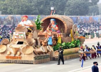 Meghalaya wins 3rd prize for its tableau at the Republic Day parade in Delhi