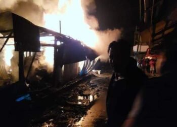 Devastating inferno in Kokrajhar daily market