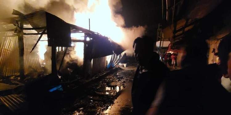 Devastating inferno in Kokrajhar daily market