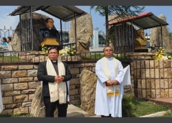 Late Archbishop Dominic Jala’s bust unveiled in Laitkor Parish