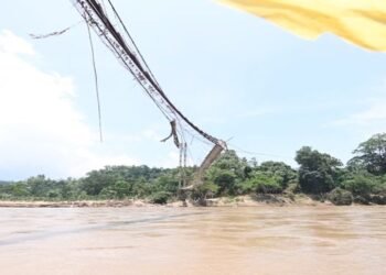 Massive damages to roads in landslide hit South Garo Hills