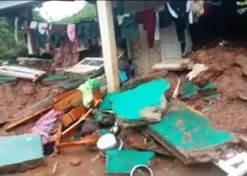 Four children killed in Laitlarem due to landslide