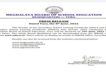 SSLC, HSSLC (Arts)  Results On June 10