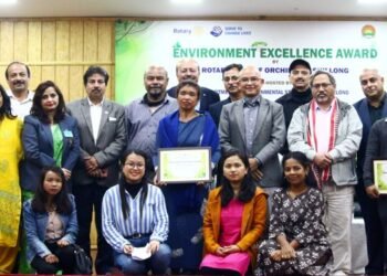 Berlin Lyngdoh & Wanphailang Dkhar conferred “Environment Excellence Award 2022