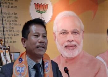 Former South Tura MLA John Leslie  joins  BJP