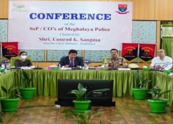 CM Conrad Sangma  chairs conference of DCs and SPs in Shillong