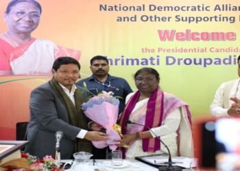 Murmu Visits  Shillong , Seeks Support For Presidential Candidature