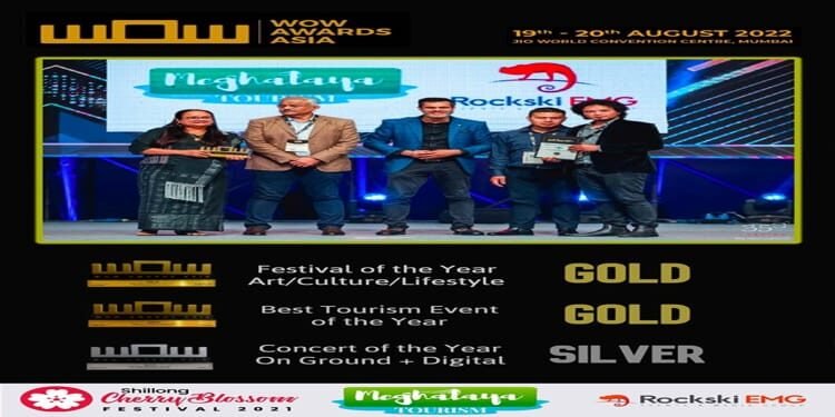 Shillong Cherry Blossom Festival 2021 wins 3 WOW Awards