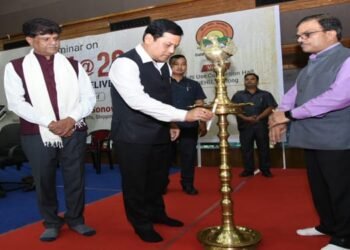 Union Minister Sonowal attends ‘Modi@2.0 – Dreams Meet Delivery’ seminar in  Shillong