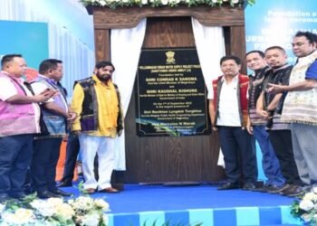 Foundation for the Williamnagar Urban Water Supply Project laid