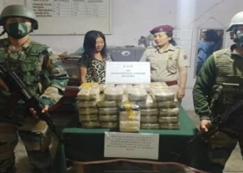 Drugs worth 167.86 crore rupees seized by Assam Rifles in  Mizoram