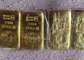 Man held by North Garo Hills police with Rs 25 lakh gold bars