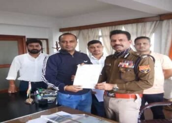 Assam Legislator meets state DGP for protection of  life & property  of non -tribals