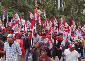 Massive unemployment rally in Shillong turns violent