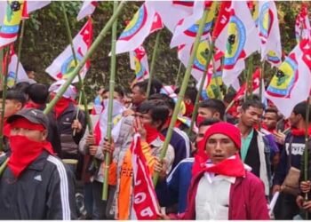 Massive unemployment rally in Shillong turns violent