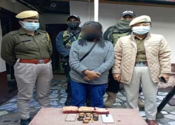 East Khasi Hills Police arrest woman drug peddler