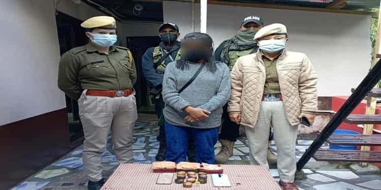 East Khasi Hills Police arrest woman drug peddler
