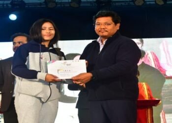 Medal Winners and Coaches of the 2nd North East Olympic Games felicitated