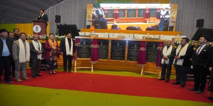 Sangma distributes Funds and Livestock to promote sustainable livelihood at Pynursla