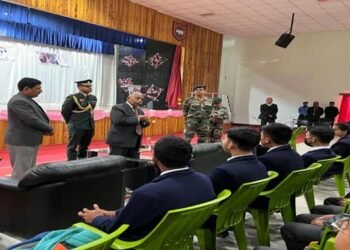 Meghalaya Governor participates in ‘ Pariksha Pe Charcha ‘ at Army School
