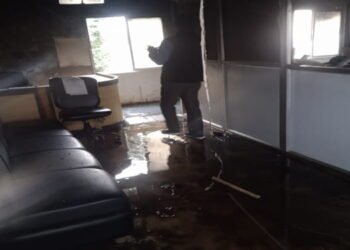 Newly elected  MLA’s office set on fire for supporting NPP-BJP alliance
