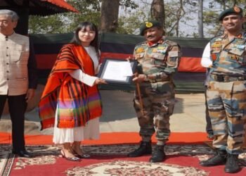 Assam  Rifles pays homage to Maj  Bob Khathing