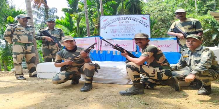 Cosmetics worth 31 lakhs seized along Indo ­-Bangla border in East Jaintia Hills