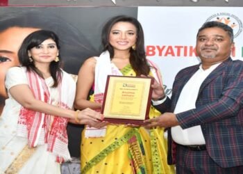 Femina Miss India World  finalist  Anushka felicitated