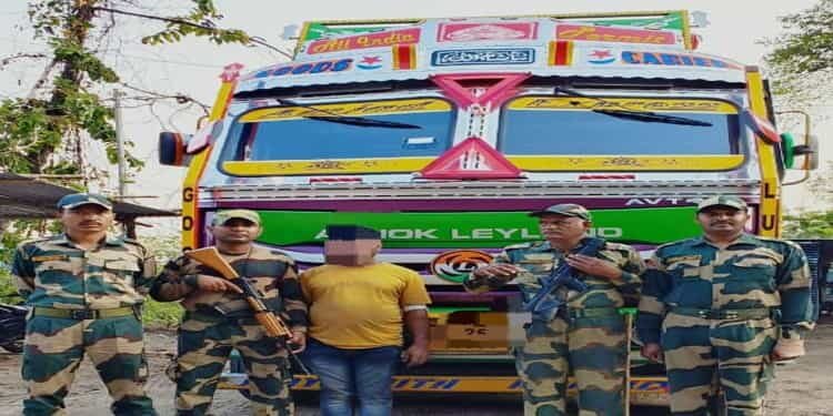 BSF seizes betel nuts  and luxury items worth 1.25 crore
