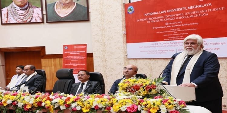 Outreach programme to principals & teachers from East Khasi Hills