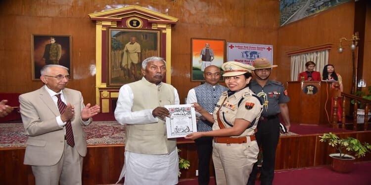 Meghalaya Governor inducted as the President of Indian Red Cross Society
